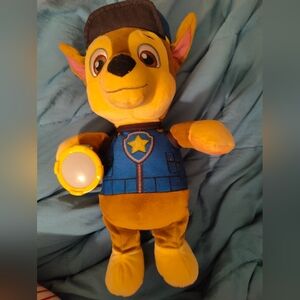 Paw Patrol Chase Night Light Plush - Great Condition